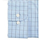 Camisa social masculina Club Room Classic/Regular Fit Performance Windowpane tamanho azul-marinho 34X35
