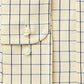 Camisa masculina Club Room Classic/Regular Fit Performance Windowpane tamanho azul-marinho 32x33