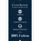 Camisa social listrada masculina Club Room Regular Fit Azul Tamanho 18,5x34-35