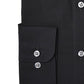 Camisa social masculina Bar III Slim Fit Stretch Preta Tamanho 32-33