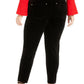 Calça skinny plus size de veludo feminina INC International Concepts 18W