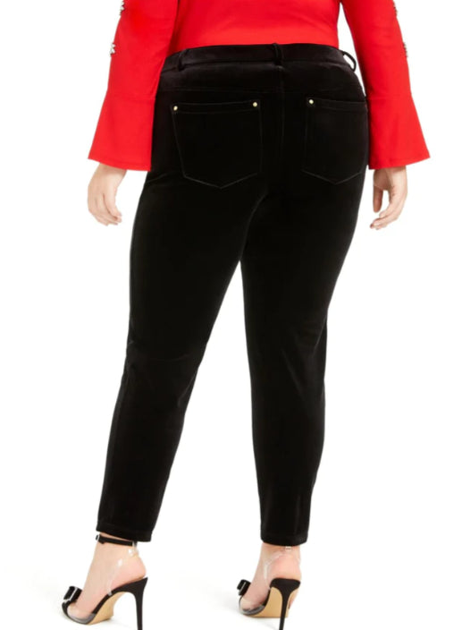 Calça skinny plus size de veludo feminina INC International Concepts 18W