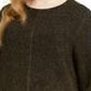Suéter túnica feminino Alfani plus size com nervuras metálicas, preto, tamanho 3X