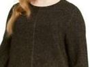 Suéter túnica feminino Alfani plus size com nervuras metálicas, preto, tamanho 3X