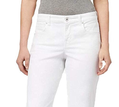Jeans Capri Curvy-Fit Feminino Estilo &amp; Co Tamanho Natural 6