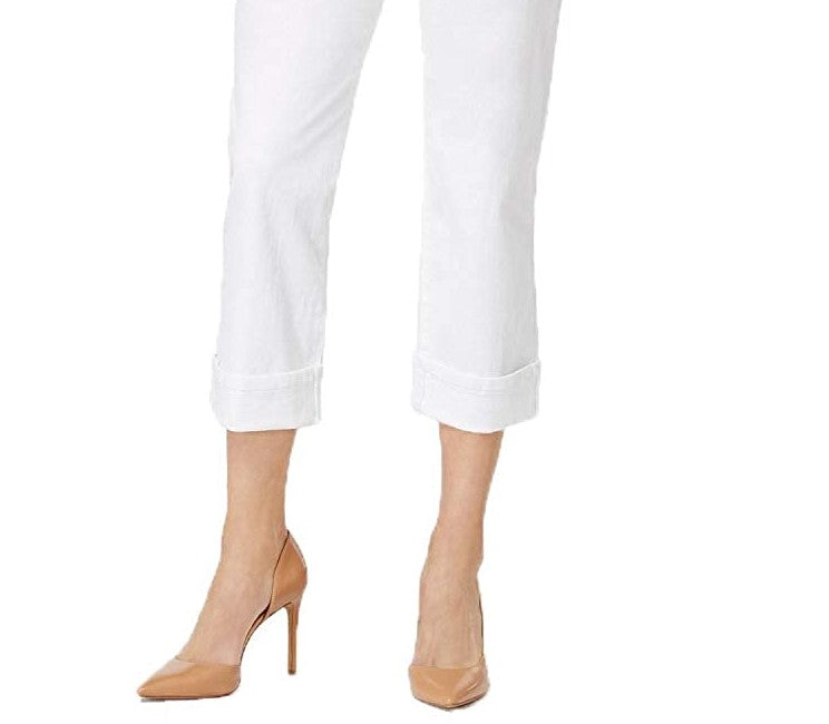 Jeans Capri Curvy-Fit Feminino Estilo &amp; Co Tamanho Natural 6