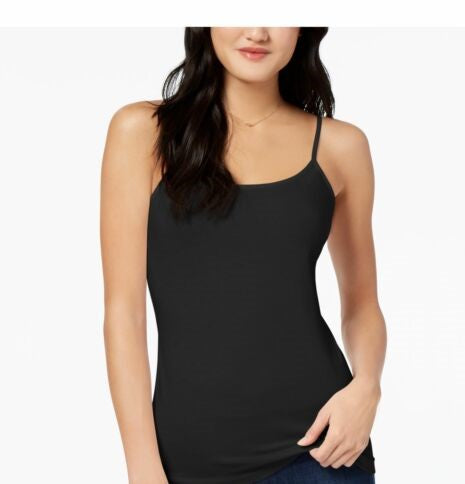 Camisola ajustável feminina Maison Jules, preta, tamanho XX-G
