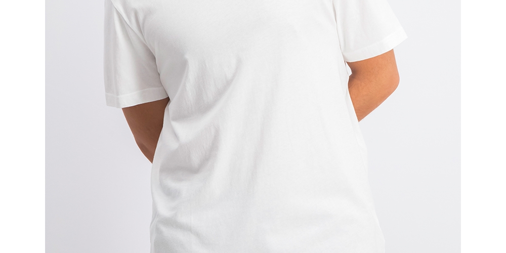 Camiseta Masculina Club Room Bright Large Performance Crew Tee Branca Tamanho Grande