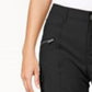 Bermuda cargo feminina com zíper Style &amp; Co, preta, tamanho 6
