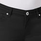Shorts jeans skinny com punho feminino Style &amp; Co, preto, tamanho 18