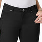 Shorts jeans skinny com punho feminino Style &amp; Co, preto, tamanho 6