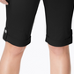 Shorts jeans skinny com punho feminino Style &amp; Co, preto, tamanho 14