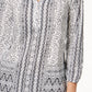 Blusa feminina com decote aberto Style &amp; Co, branca, tamanho extra pequeno