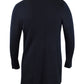 Cardigan feminino plus size com acabamento em pontilhado e acabamento em ponto cruz Charter Club, preto, tamanho OX