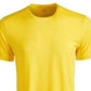 Camiseta masculina ID Ideology Core, gola redonda, costas em malha, amarela, tamanho 2, extra grande
