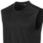 Camiseta masculina sem mangas com acabamento em malha Ideology, preta, tamanho médio