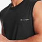Camiseta masculina sem mangas com acabamento em malha Ideology, preta, tamanho X-G