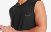 Camiseta masculina sem mangas com acabamento em malha Ideology, preta, tamanho X-G