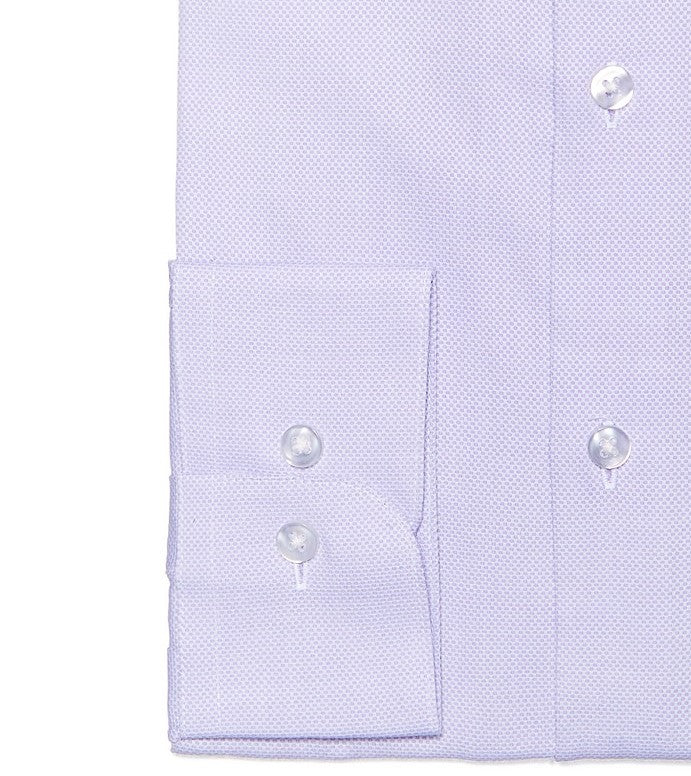 Camisa social texturizada masculina Bar III Max Slim-Fit roxa tamanho 34x35