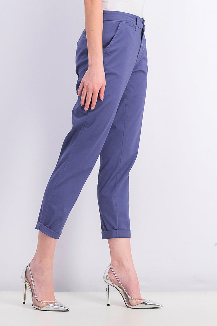 Calça feminina slim Maison Jules bege tamanho 2