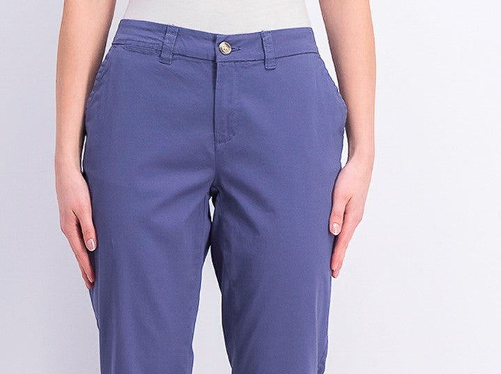 Calça feminina slim Maison Jules bege tamanho 2