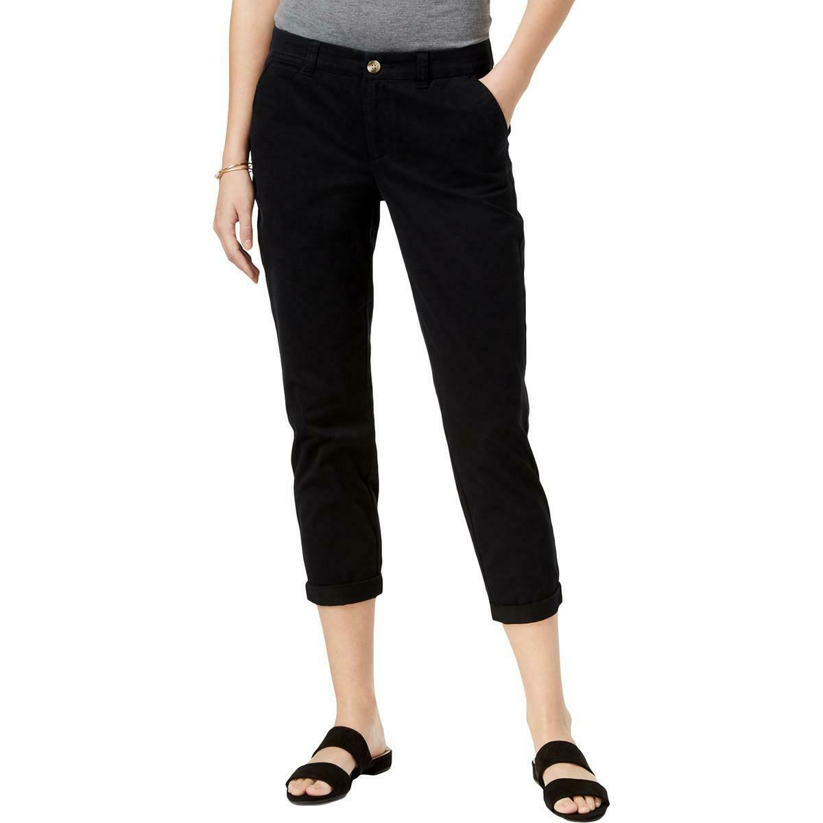 Calça feminina slim Maison Jules, azul, tamanho 6