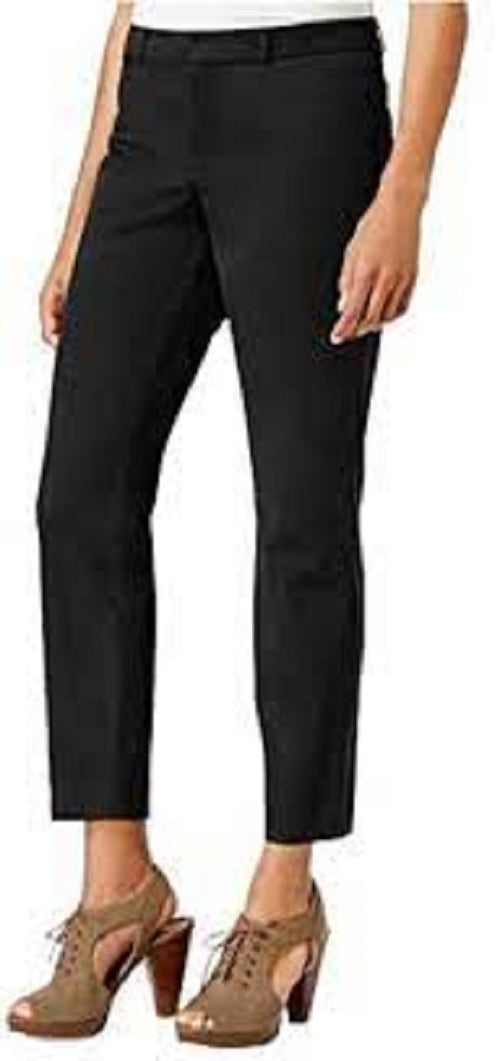 Calça feminina slim Maison Jules preta tamanho 8