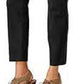 Calça feminina slim Maison Jules preta tamanho 8