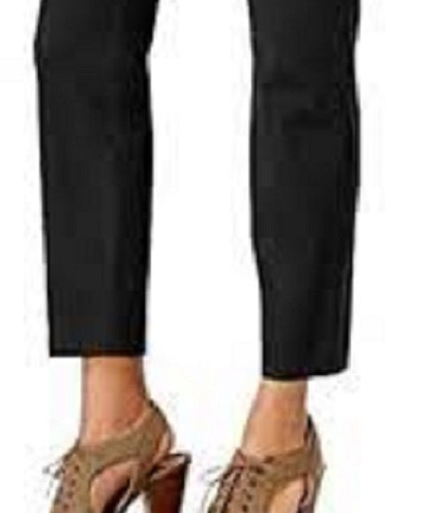 Calça feminina slim Maison Jules preta tamanho 8