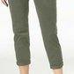 Calça feminina slim fit Maison Jules, verde, tamanho 8