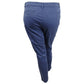 Calça feminina slim Maison Jules, azul-marinho, tamanho 2