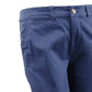 Calça feminina slim Maison Jules, azul-marinho, tamanho 2