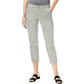 Calça feminina slim Maison Jules, branca, tamanho 4