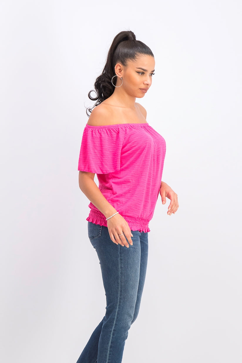 Top conversível ombro a ombro feminino Style &amp; Co, rosa, tamanho médio
