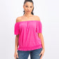 Top conversível ombro a ombro feminino Style &amp; Co, rosa, tamanho médio