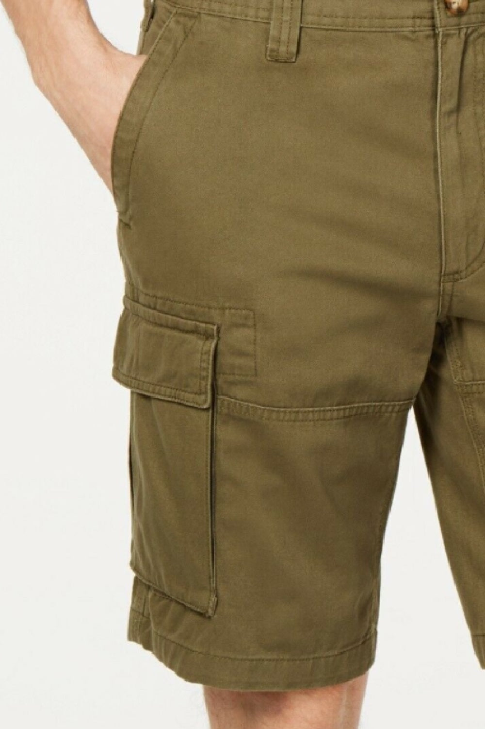 Calções cargo masculinos Club Room Summer Olive Olive Tamanho 30