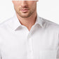 Camisa social masculina Charter Club Classic Regular Fit resistente a rugas, branca, tamanho 16,5