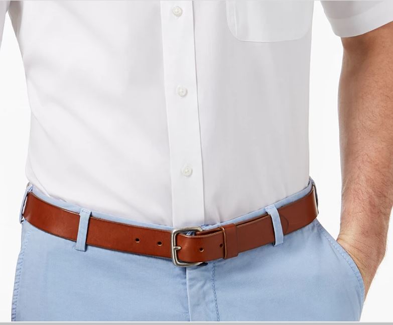 Camisa social masculina Charter Club Classic Regular Fit resistente a rugas, branca, tamanho 16,5