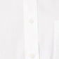 Camisa social masculina Club Room Slim-Fit Pinpoint Solid, branca, tamanho 18X34-35