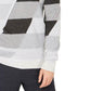 Suéter Alfani Masculino Abstrato Colorblocked Cinza Tamanho 2 X-G
