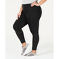 Leggings femininas Ideology Plus, pretas, tamanho 2X