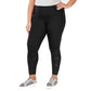 Leggings femininas Ideology Plus, pretas, tamanho 2X