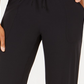 Calça de moletom feminina Ideology em tecido reciclado, cinza, tamanho 2, extra grande