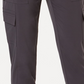 Calça cargo feminina Ideology em tecido reciclado, preta, tamanho extra grande