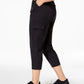 Calça cargo feminina Ideology em tecido reciclado, preta, tamanho extra pequeno