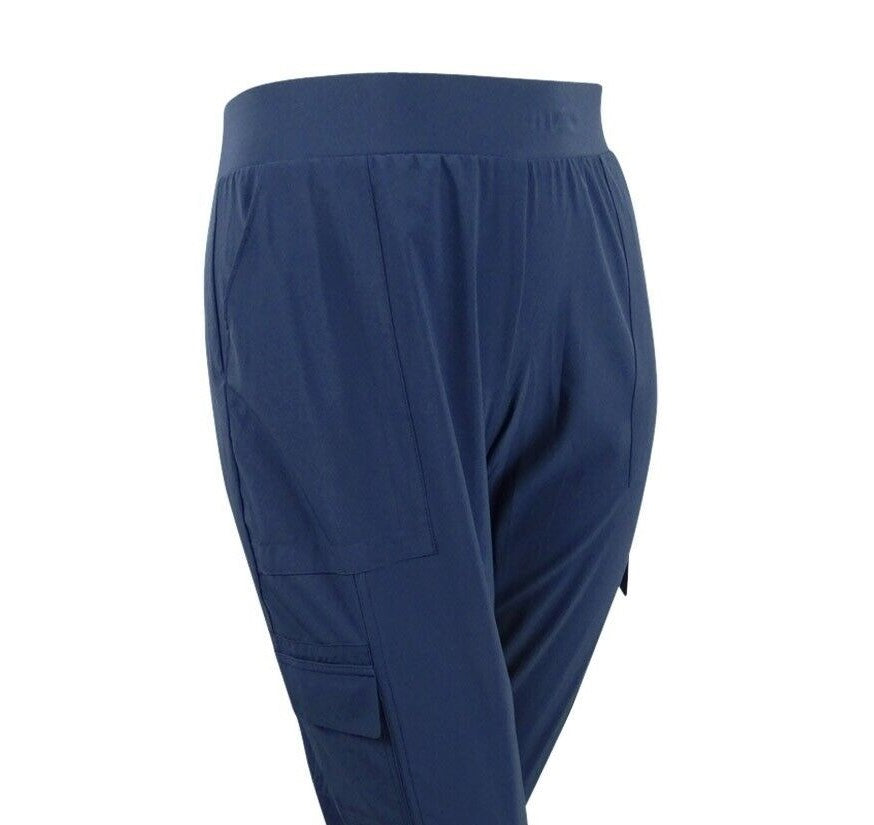 Calça cargo feminina Ideology em tecido reciclado, tamanho azul marinho, extra pequeno
