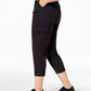 Calça cargo feminina Ideology Plus Size em tecido reciclado, preta, tamanho 2X