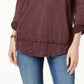 Top feminino bordado de algodão pequeno Style &amp; Co, roxo, tamanho pequeno