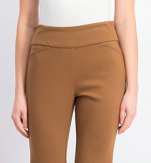 Calça Ponte Feminina Cambridge Pull-On Charter Club Marrom Tamanho 10
