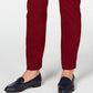 Calça Ponte Feminina Cambridge Pull-On Charter Club Vermelha Tamanho 10
